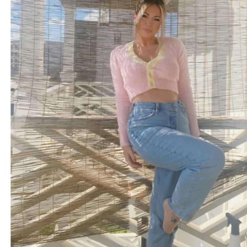 For Love and Lemons Sheila Cropped Sweater